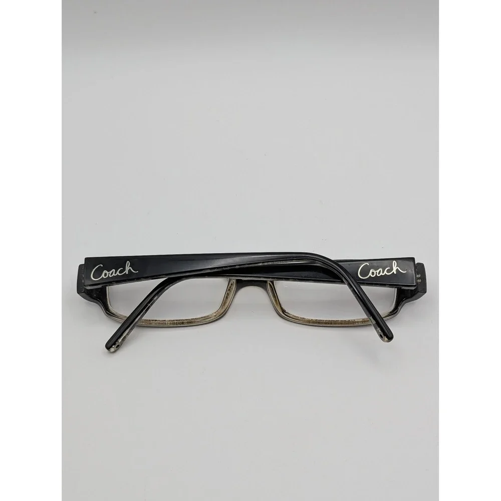 Coach Avery 626 Black Eyeglasses Frames Rectangle Womens Signature Print